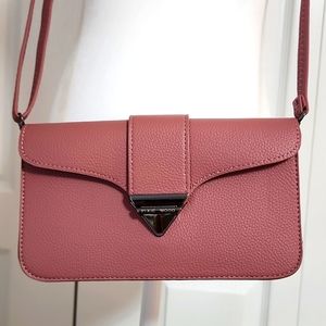 Pixie Mood cross body purse/clutch. Mauve